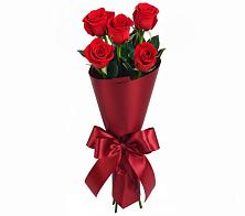 Букет 5 Красных роз Эдлесс Лав в Русаново