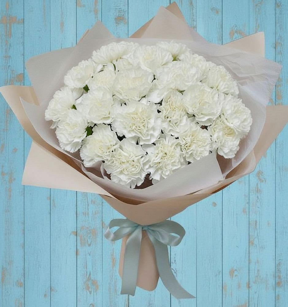 Букет цветов из: Гвоздики в Русаново