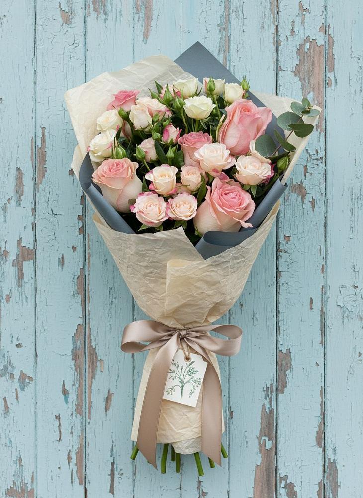 Букет цветов из: Розы в Русаново