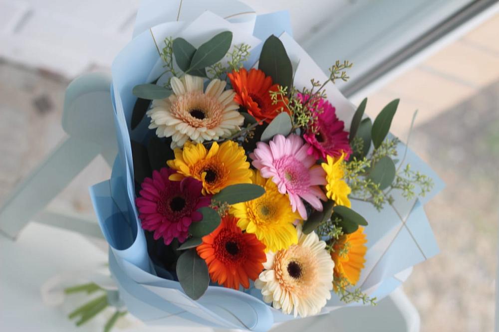 Букет цветов из: Герберы в Русаново