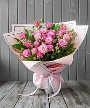 Букет Розовый кустик в Русаново