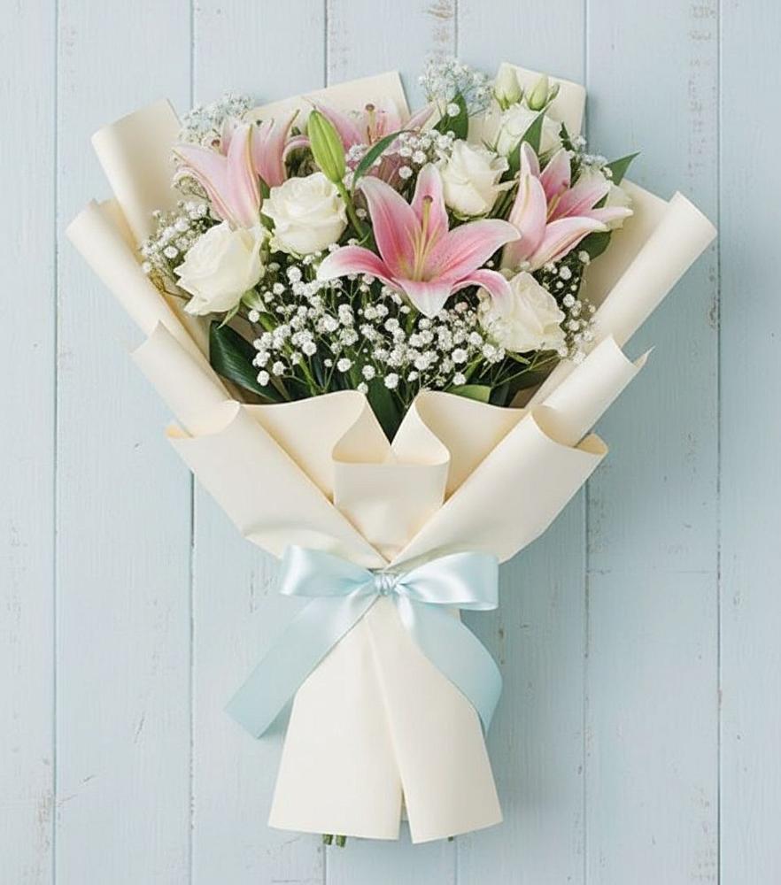 Букет цветов из: Лилии в Русаново