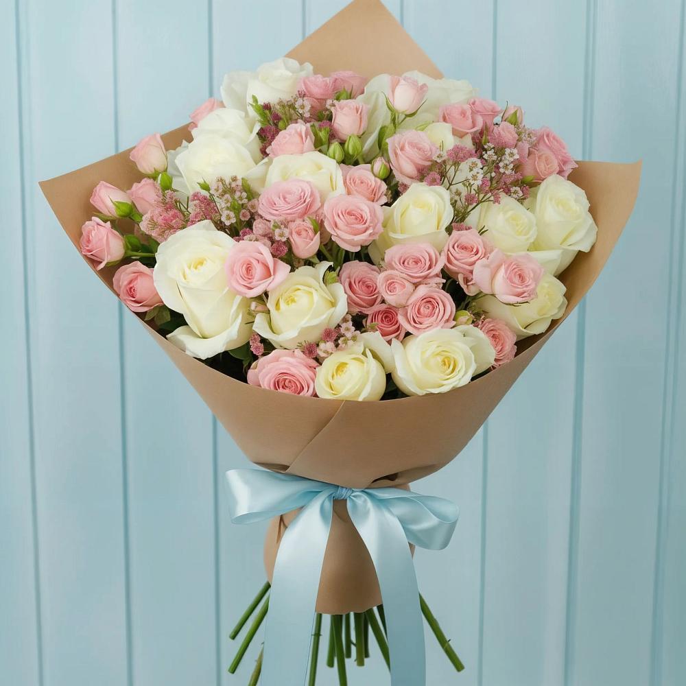 Букет цветов из: Розы в Русаново
