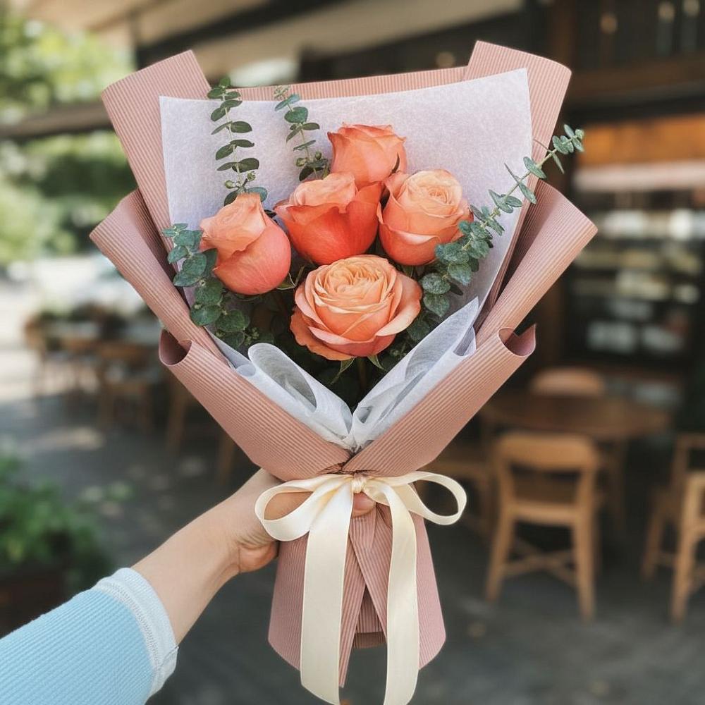 Букет цветов из: Розы в Русаново