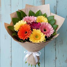 Букет цветов из:  Герберы в Русаново