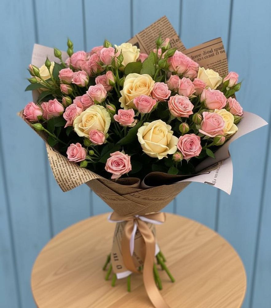 Букет цветов из: Розы в Русаново