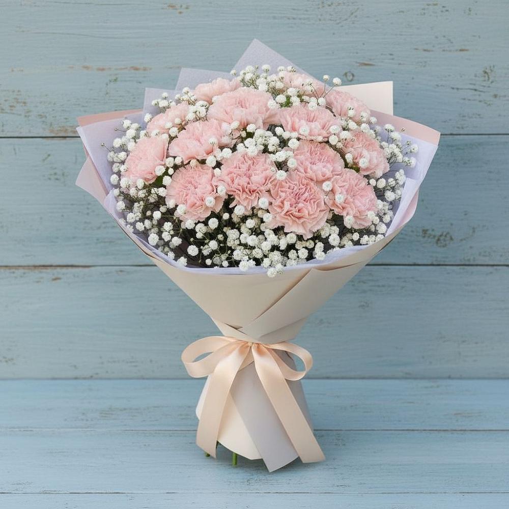 Букет цветов из: Гвоздики в Русаново