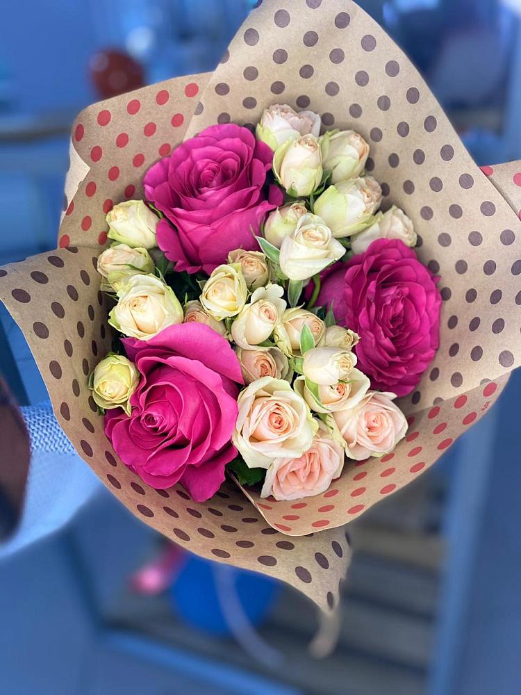 Букет цветов из: Розы в Русаново