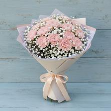 Букет цветов из:  Гвоздики в Русаново