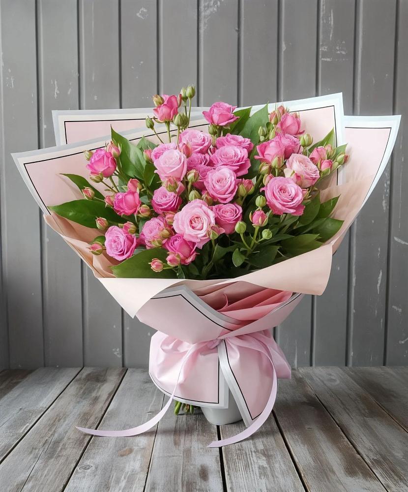 Букет Розовый кустик в Русаново