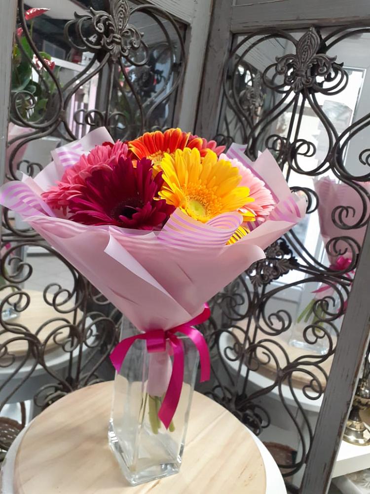 Букет цветов из: Герберы в Русаново