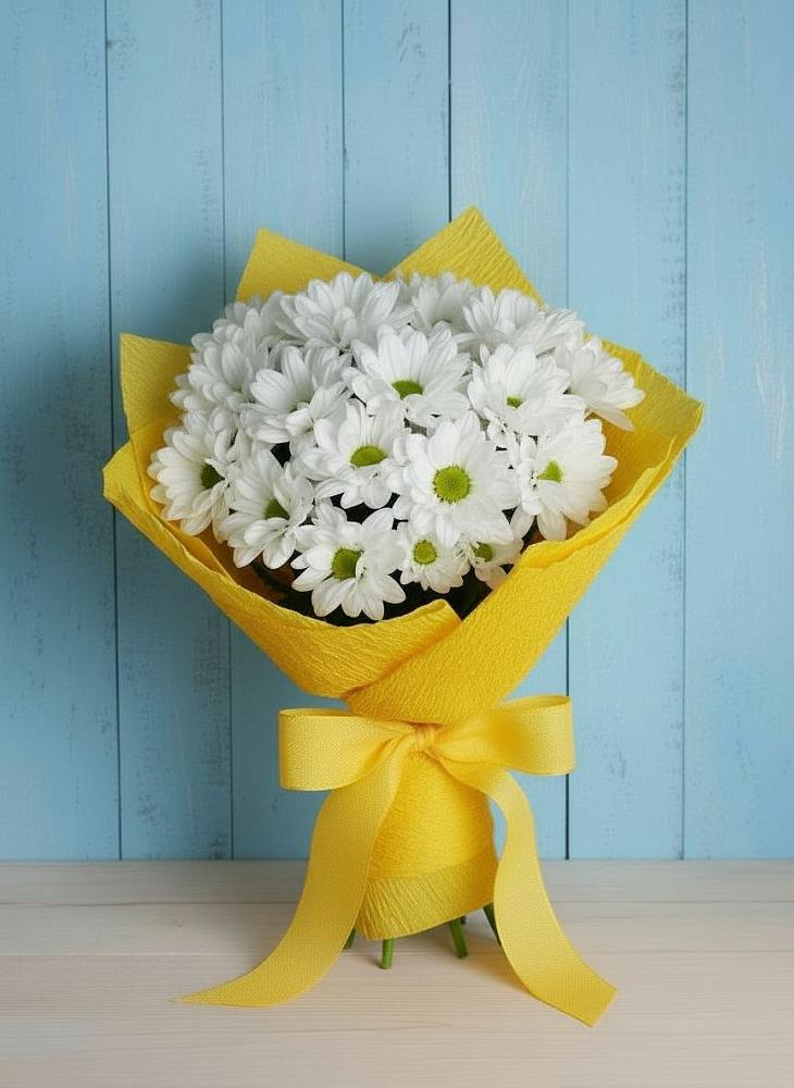 Букет цветов из: Хризантемы в Русаново
