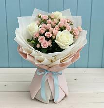 Букет цветов из:  Розы в Русаново