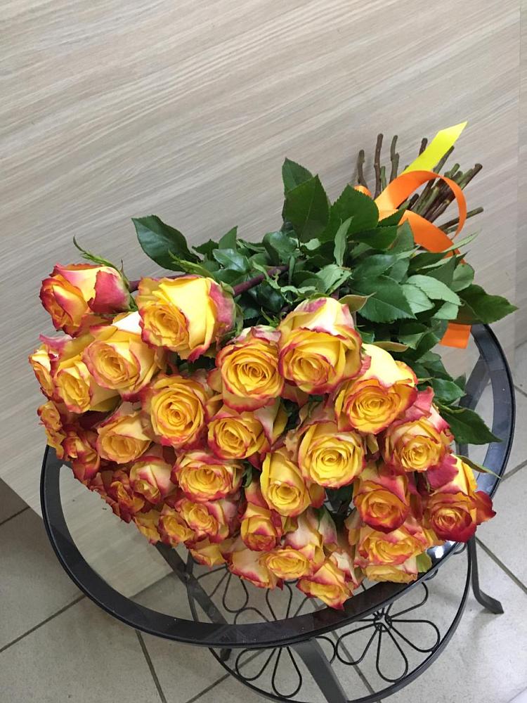 Букет Желтые розы в Русаново