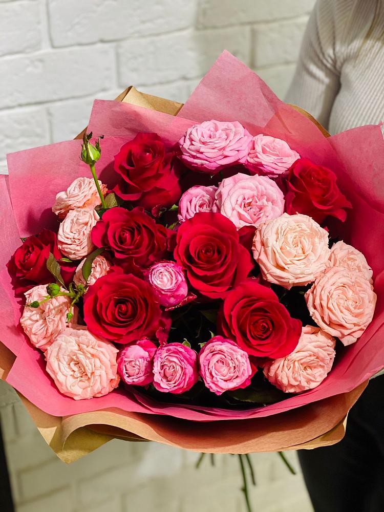 Букет цветов из: Розы в Русаново