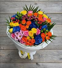 Букет цветов из:  Розы и Хризантемы в Русаново