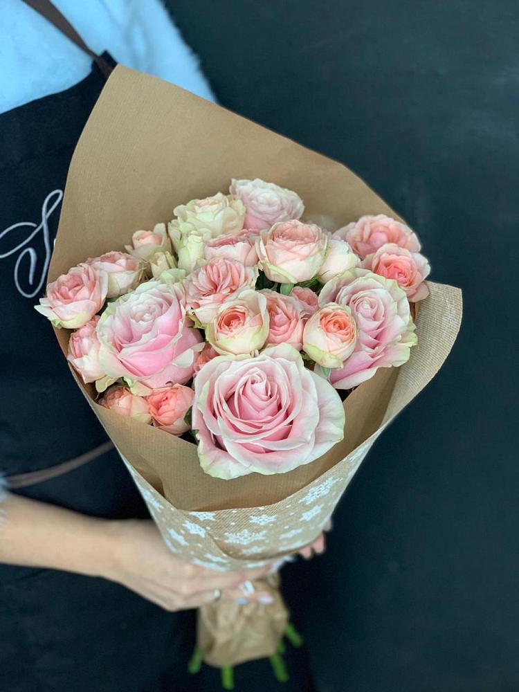 Букет цветов из: Хризантемы и Розы в Русаново