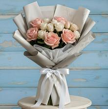 Букет цветов из:  Розы в Русаново
