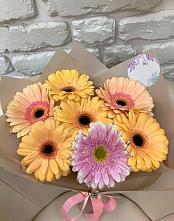 Букет цветов из:  Герберы #REPLACE_PRED# Русаново