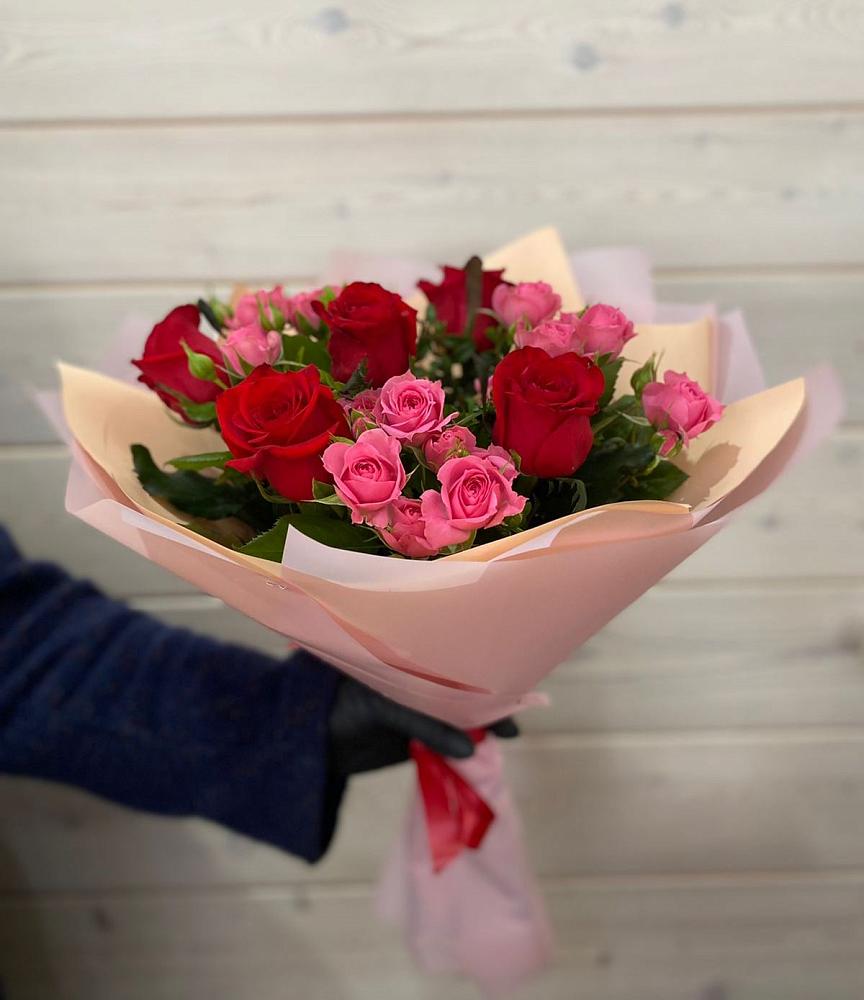 Букет цветов из: Розы в Русаново