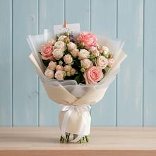 Букет цветов из:  Розы в Русаново